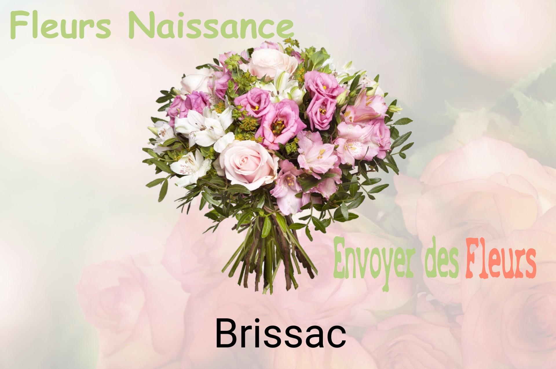 Bouquet de fleurs de naissance livré à Brissac